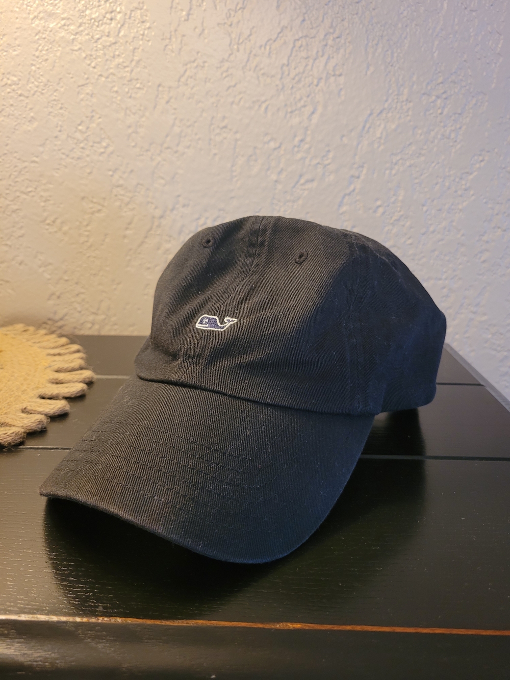 Black Whale Logo Baseball Cap - Men Accessories - Picture 2 of 3